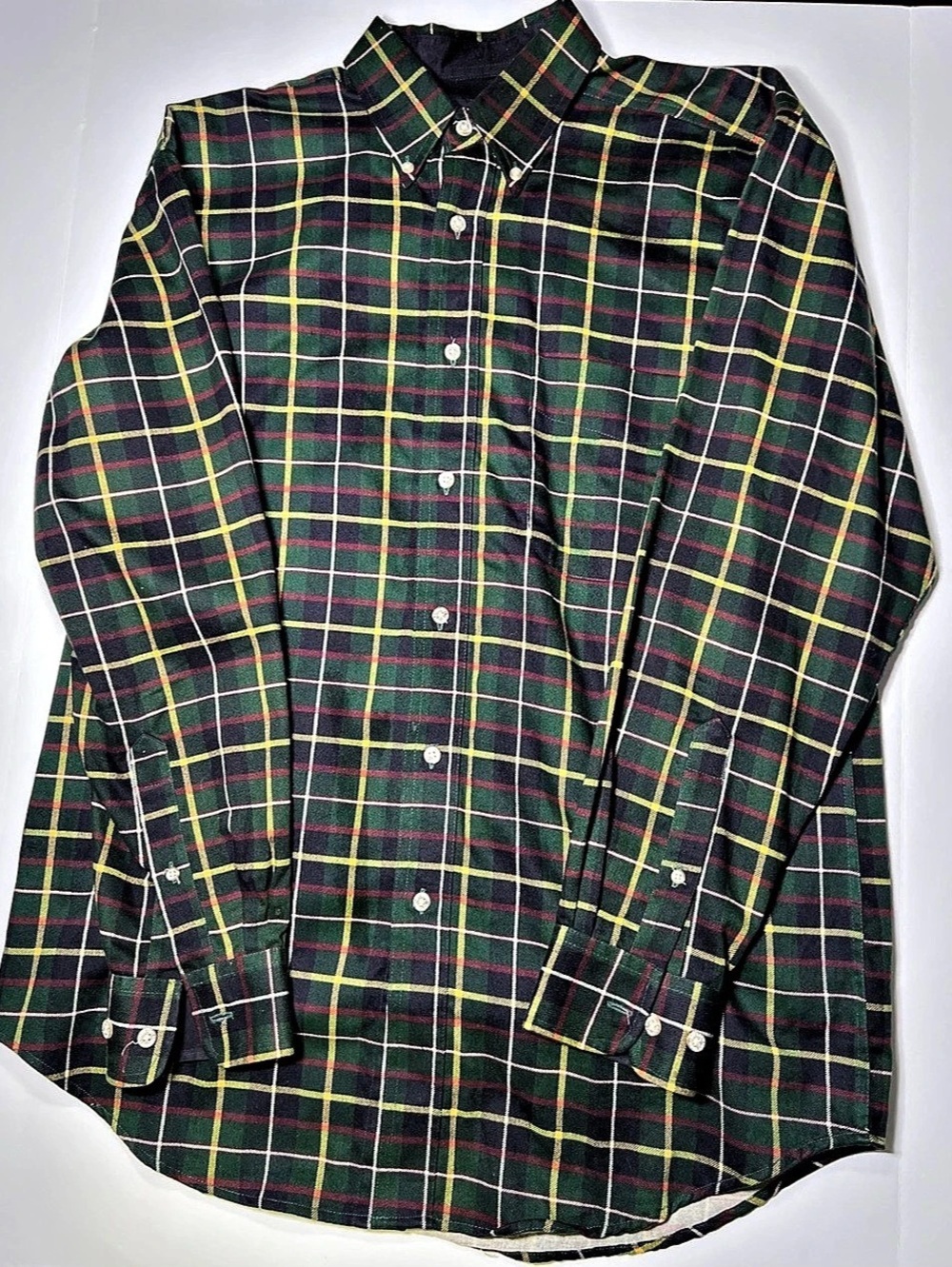 Ivy Crew Classics Plaid Cotton Button Down Size Medium